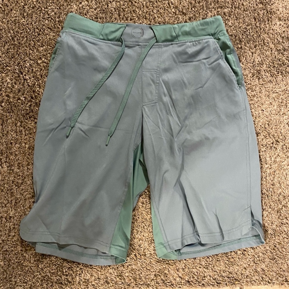 Hylete Men's Green Athletic Shorts